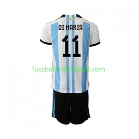 Fußballtrikots Argentinien Di Maria 11 Kinder FIFA WM 2022 Kurzarm Heimtrikotsatz kaufen